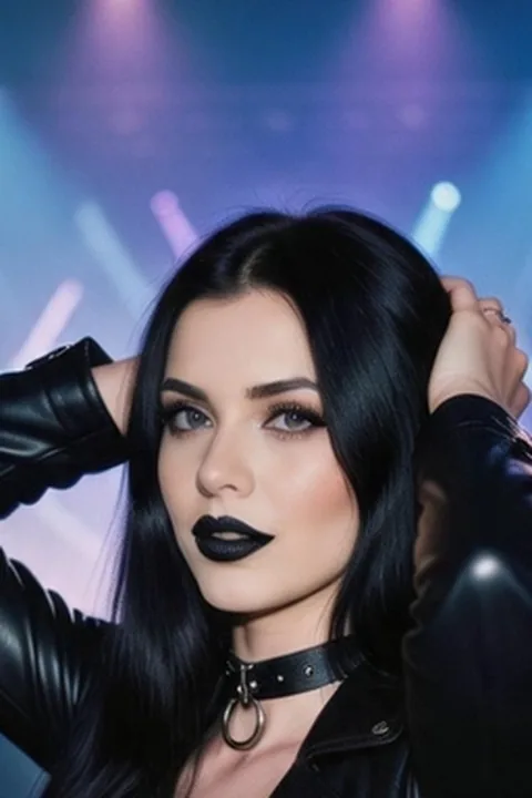 AI-generated portrait of a dark-haired companion character, used to illustrate the photorealistic style AI companion platforms produce